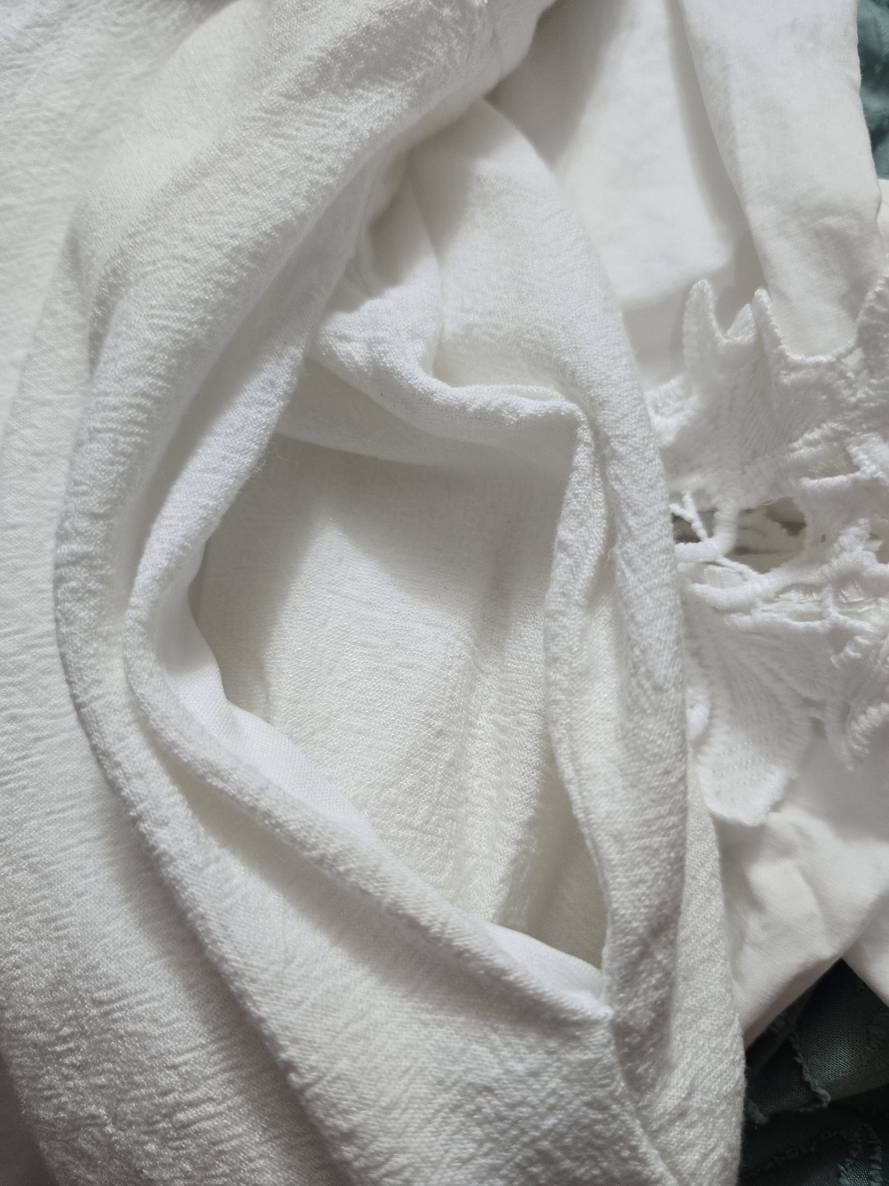Lulu's White Button-Front Square Neck Mini Dress - Picture 9 of 9
